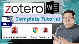 How to Use Zotero Complete Tutorial  Zotero for Windows  Research Publications  Dr Akash Bhoi [upl. by Ortrud]