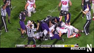 Northwestern Football vs Ohio State Highlights [upl. by Aesoh]