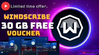 Windscribe VPN Subscription 2023  Enjoy 30GBmonth Just Use This Voucher Code  Limited time offer [upl. by Ayoj]