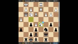 Karjakin Wei Jerusalem R14 2019 B12 Caro Kann Defense Advance Variation Botvinnik Carls Defense [upl. by Mara713]