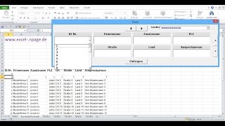 9Datenbankprogramm in Excel VBA selber erstellen So funktioniert das fertige Programm [upl. by Yorle]