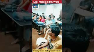 Mail Merge in MS Word  मेल मर्ज क्या है   shorts shortvideo rajneeshmishra [upl. by Chainey]