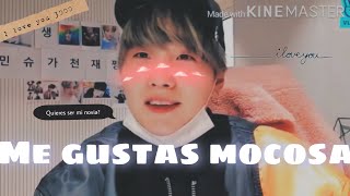 Videollamada con Suga BTSme gustas mocosatierno y tierno UwU [upl. by Idnahr]