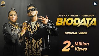 BIODATA  Official Video  Afsana Khan  Paradox  Punjabi Song 2023 [upl. by Reamy]