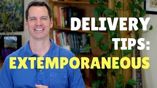 How to Deliver an Extemporaneous Presentation or Speech [upl. by Elden]