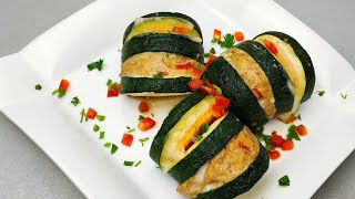 RECETTE COURGETTE farcie recette simple et délicieuse [upl. by Juieta]