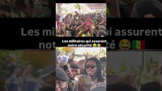 Wally seck amp Les militaires qui assurent notre sécurité 😂🇸🇳 [upl. by Shirlie]