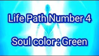 54 Life Path Number 4 Soul color Green Mastering Numerology [upl. by Nnyloj625]