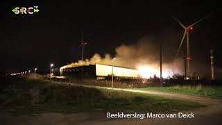 Brand bij afvalverwerker Avri uit Geldermalsen [upl. by Mildrid199]