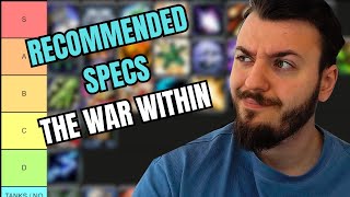 RECOMMENDED SPECS TIER LIST THE WAR WITHIN [upl. by Yliab526]