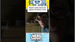 Atunci când cineva îți spune că mâine e luni  Hero Inside  Cartoon Network shorts [upl. by Halette]