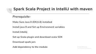 Set Up Spark Scala Project from scratch using maven [upl. by Eidlog]