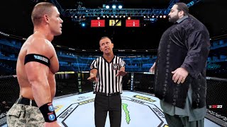 PS5  John Cena vs Khan Baba  Full Match  WWE 2K23  WWE Nov 25 2023 [upl. by Ravaj89]