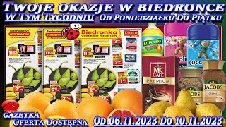 Biedronka Nowa Gazetka Promocyjna Od poniedziałku 06112023 W Tym Tygodniu Twoje Okazje w Biedronce [upl. by Voletta728]