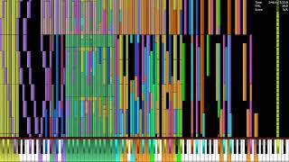 Black MIDI Atom N455 vs Bad Apple Boss Mode 225 Million [upl. by Gnap]