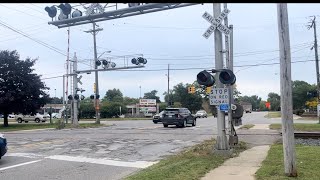 N Huron River Drive Railroad Crossing Tour NS Detroit Line Rockwood MI [upl. by Dosi]