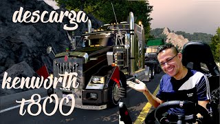 DESCARGA KENWORTH T800 PARA AMERICAN TRUCK VERSION 149 [upl. by Suiramad]