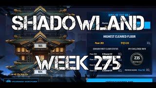 CLEARING SHADOWLAND WITH ALL UNIFORMS AND CHARACTERS WEEK 275 MARVEL FUTURE FIGHT [upl. by Denzil]