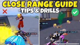 How To Win Close Range Fights In BgmiPubg 🔥Best Close Range Tips amp Drills  Close Range Guide Bgmi [upl. by Germaun]