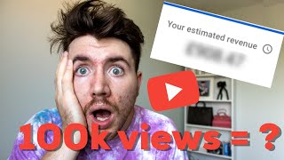 How Much YouTube Paid Me For 100k Views UK YOUTUBE EDITION [upl. by Madelena]