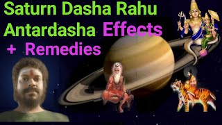 saturn mahadasha rahu antardasha effects amp remedies shani dasha shani dasha rahu bhukti remedies [upl. by Ybsorc511]