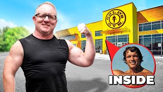 LOOKING For ARNOLD SCHWARZENEGGER at GOLDS GYM [upl. by Peery220]