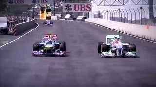 Schumacher vs Vettel Canada Schumi crashes into wall of Champions [upl. by Ainesey]