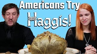 Americans Try Haggis [upl. by Gnoud]