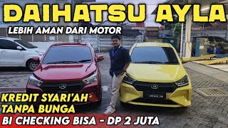 TURUN HARGA DAIHATSU AYLA TERBARU 2024 LEBIH AMAN DARI PAKE MOTOR BARU [upl. by Erreip548]