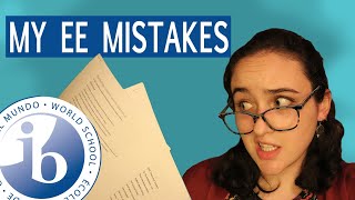 What NOT to do on your EXTENDED ESSAY  my EE mistakes and advice [upl. by Annwahsal]