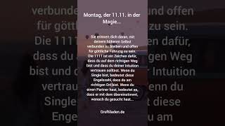 Montag der 1111 in der Magie shorts magie engelszahlen spiritualität esoterik [upl. by Anna-Maria732]