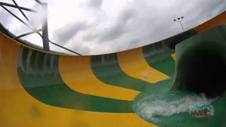 Tassies Twister water slide POV at Aquatica SeaWorld Orlando [upl. by Pomeroy]