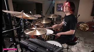 Vinny Motionless In White drum cover of Resume by Jenevieve [upl. by Erreipnaej]