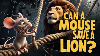 Can a Mouse Save a Lion kidshorrorstories cartoon lion mouse jungkook friends lionking [upl. by Abla]