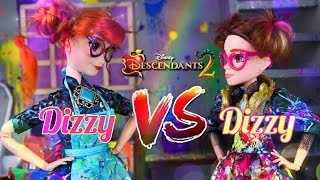 VERSUS Disney Descendants 2 Custom Dizzy Doll VS Hasbro Official Dizzy Doll [upl. by Ver456]