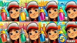 Subway Surfers 2018 Iceland VS Singapore Barcelona Miami Shanghai Marrakesh Peru Copenhagen [upl. by Rye360]