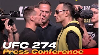 UFC 274 Press Conference Oliveira vs Gaethje [upl. by Milon]