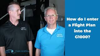 Garmin G1000 Simplified StepbyStep Guide to Inputting Your Flight Plan [upl. by Arondel941]