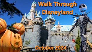 Walk Through Disneyland  Full Park POV  Sunday October 20 [upl. by Nylasor]