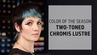 TwoToned Chromis Lustre Pixie  Goldwell Color of the Season  Goldwell Education Plus [upl. by Arekahs]