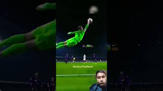 Impossible saver football impossiblesaves goalkeeper amazingsaves messi unbelievablesaves [upl. by Biddick]