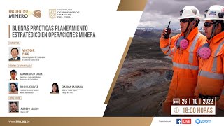 Buenas Prácticas Planeamiento Estratégico en Operaciones Minera [upl. by Stouffer]