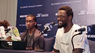 Full Julius Randle and Terance Mann Press Conference [upl. by Ttezzil]