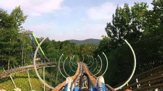 Alpine Mountain Coaster at Mountain Creek [upl. by Eachern]