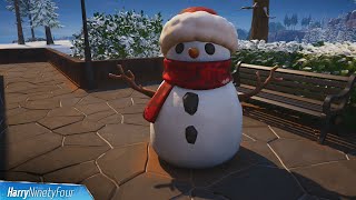 Use a Sneaky Snowmando Prop Disguise Near Krampus and his Present Stash  Fortnite Winterfest [upl. by Acie]