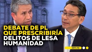 ¿Debería aprobarse PL que prescribiría delitos de Lesa Humanidad LASCOSASRPP  ENTREVISTA [upl. by Weissmann]