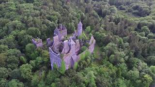 First flight around Dromore Castle in Ireland [upl. by Sucerdor994]