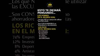 Ricos y pobres soninspiration psicologia exito dinero rico motivation [upl. by Akihsan]