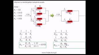 Podstawy elektrotechniki i teorii obwodów 1a  połączenie równoległe wwwfizykakursypl [upl. by Aisel]