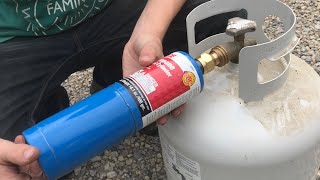 REVIEW propane refill adapter lp gas 1 lb cylinder propane bottle refill alternative [upl. by Pessa817]